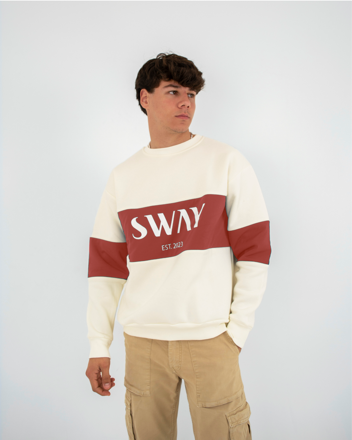 Sway Crew Neck Sweatshirt  for Men